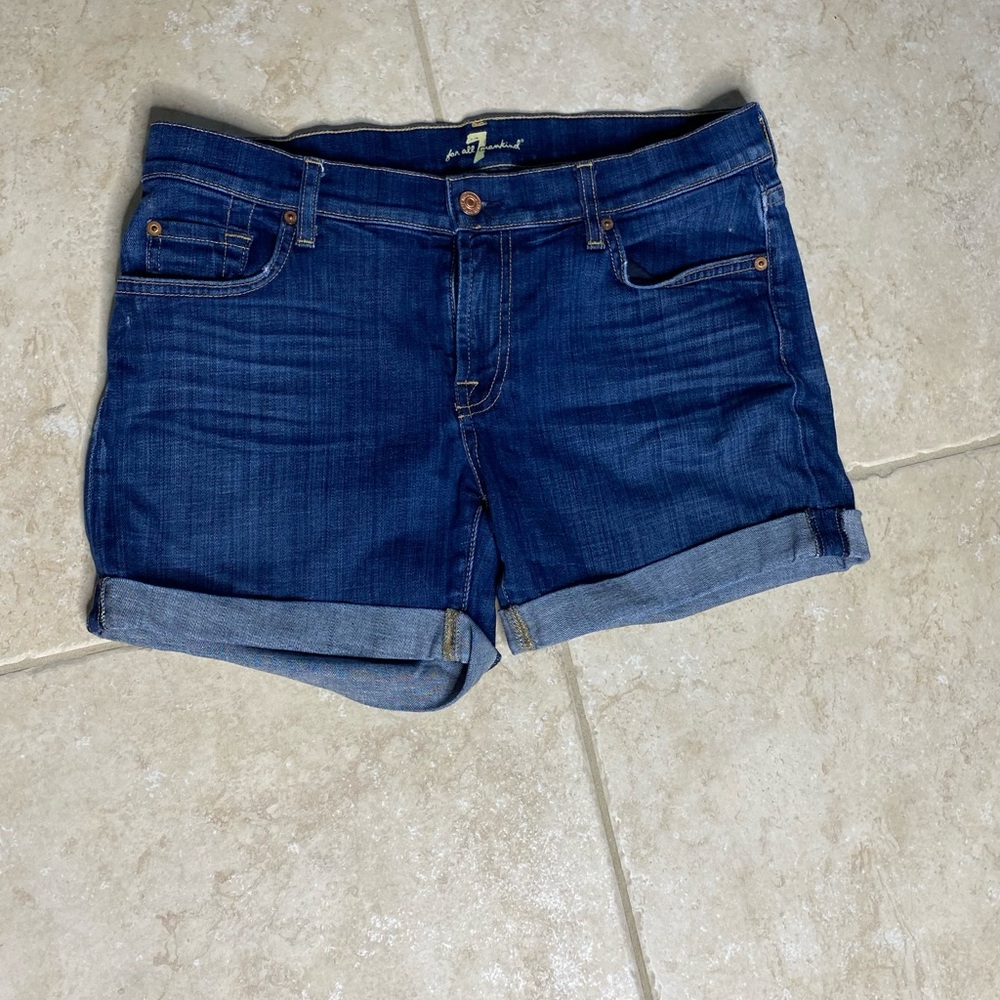 7 for all Mankind denim shorts